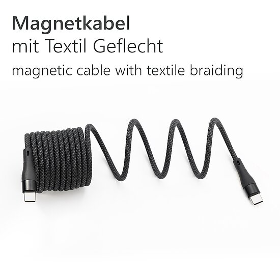 Bild 1 - Magnetkabel USB Typ C mit E-Marker Chip