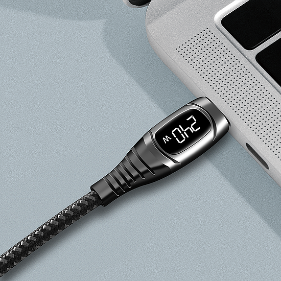 Bild 4 - USB 2.0 Type-C Kabel, C/M zu USB-C/M, E-mark, PD, Display, schwarz, 2 m max. 240 Watt