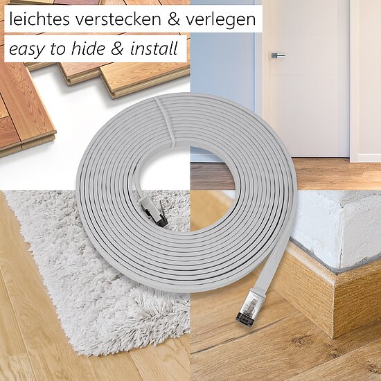 Bild 2 - CAT8.1 Patchkabel wei AWG 26 U/FTP (RJ45  RJ45)