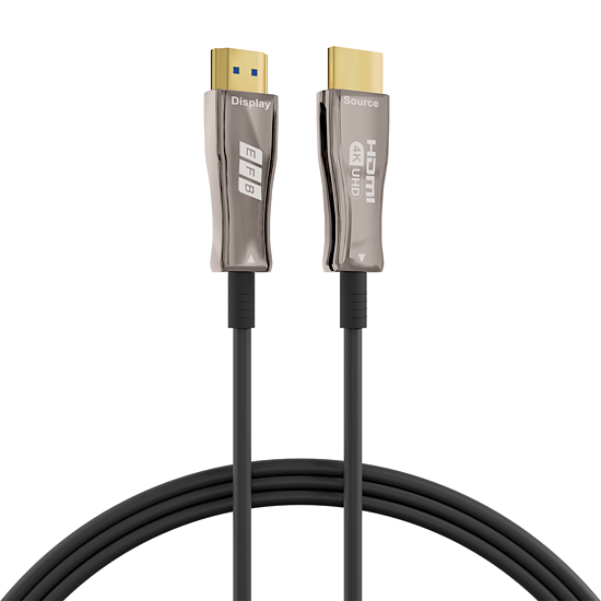Bild 2 - HDMI Glasfaserkabel AOC aktiv 4K60Hz 18 Gbit/s schwarz komp. mit HDMI 2.0