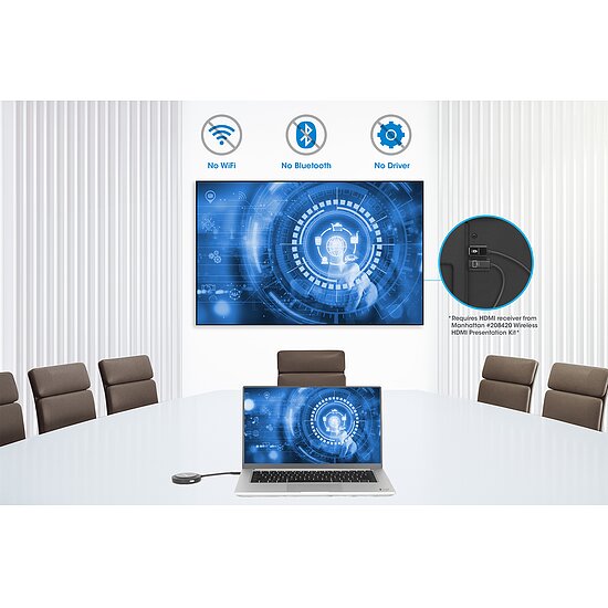 Bild 8 - 1080p Wireless HDMI-Displayadapter mit USB-C-Sendemodul