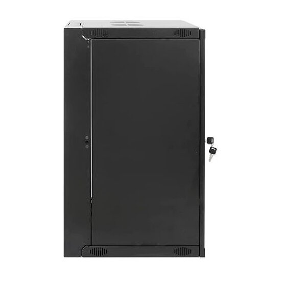 Bild 5 - Kab24� Netzwerkschrank mit Schwenkrahmen 19 Zoll 15 HE schwarz Wandgeh�use H:72,5 x B:54 x T:45cm