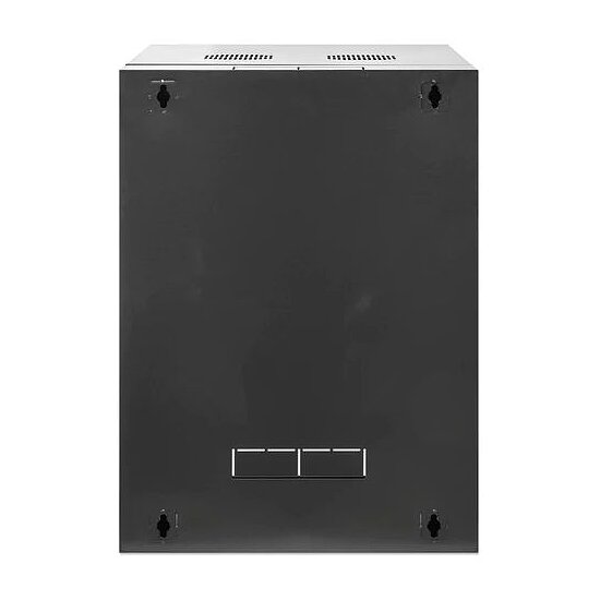 Bild 6 - Kab24� Netzwerkschrank mit Schwenkrahmen 19 Zoll 15 HE schwarz Wandgeh�use H:72,5 x B:54 x T:45cm