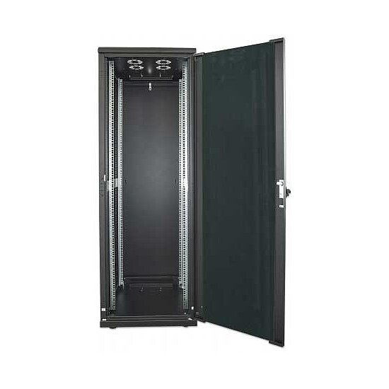 Bild 5 - Kab24� Netzwerkschrank / Serverschrank 19 Zoll 36 HE schwarz H:172,8 x B:60 x T:80cm