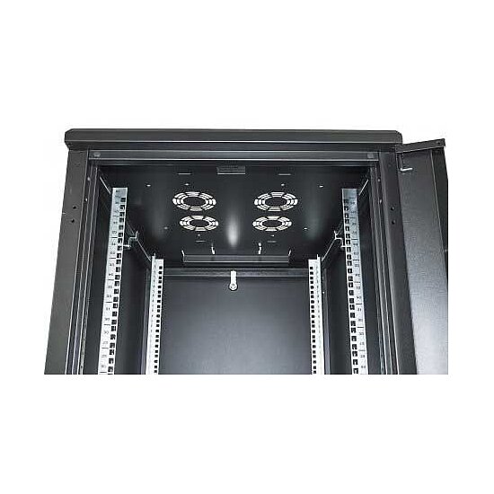 Bild 6 - Kab24� Netzwerkschrank / Serverschrank 19 Zoll 36 HE schwarz H:172,8 x B:60 x T:80cm