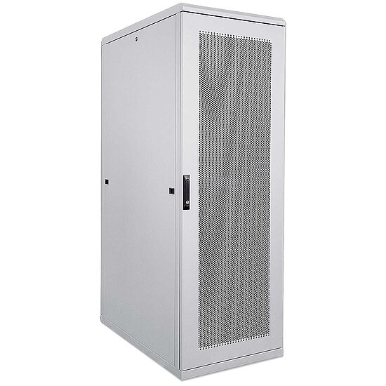 Bild 2 - Kab24� Netzwerkschrank / Serverschrank 19 Zoll 36 HE grau montiert H:172,8 x B:60 x T:100cm