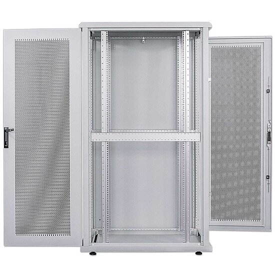 Bild 3 - Kab24� Netzwerkschrank / Serverschrank 19 Zoll 36 HE grau montiert H:172,8 x B:60 x T:100cm