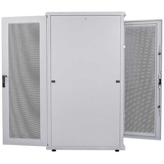Bild 4 - Kab24� Netzwerkschrank / Serverschrank 19 Zoll 36 HE grau montiert H:172,8 x B:60 x T:100cm