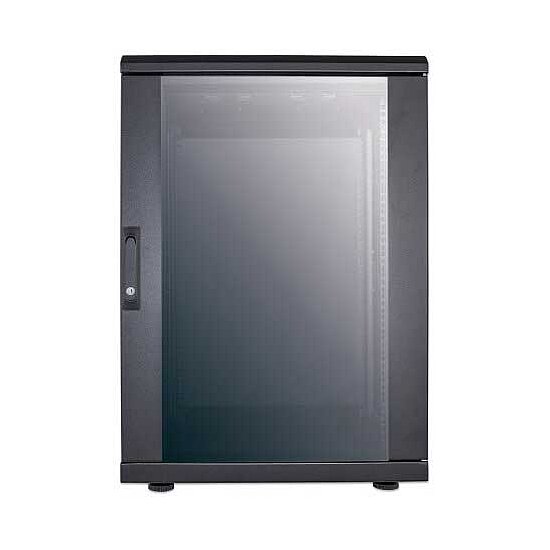 Bild 3 - Kab24 Netzwerkschrank / Serverschrank 19 Zoll 16 HE schwarz montiert H:87,8 x B:60 x T:60cm