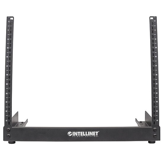 Bild 2 - intellinet 714747 48,26 cm (19 Zoll), 2-Pfosten Desktop-Laborgestell 12 HE