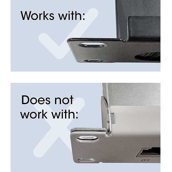 Bild 7 - Clip zur werkzeuglosen Rackmontage, 1 HE