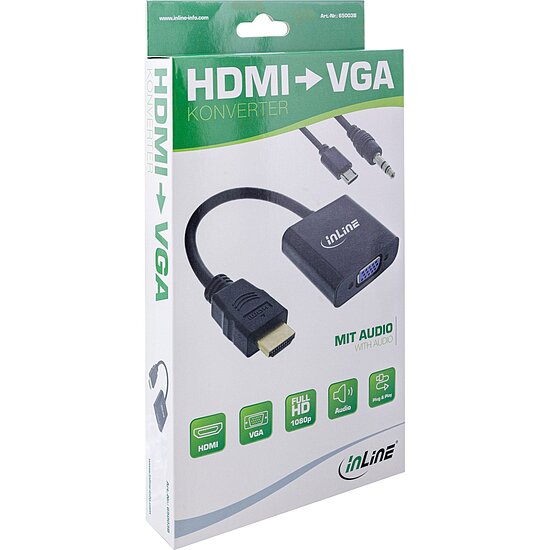 Bild 4 - Aktiver HDMI zu VGA Wandler mit Ton