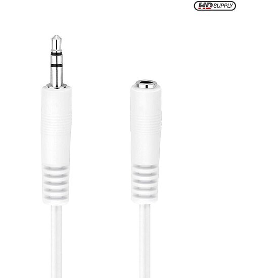 Bild 3 - Klinkenverlngerung Auxverlngerung 3,5 mm Stereo Stecker auf 3,5mm Stereo Klinkenbuchse weiss