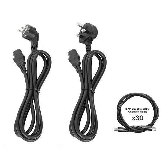 Bild 5 - 30-Port USB-C Ladeschrank auf Rollen - 30W pro Port