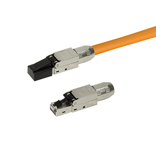 Bild 2 - Feldkonfektionierbarer Stecker Cat.6A geschirmt MPTL getestet f�r AWG22 - AWG 27