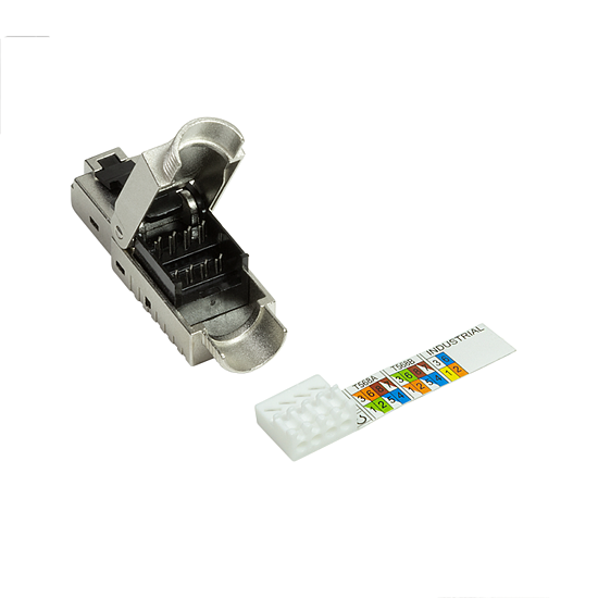 Bild 5 - Feldkonfektionierbarer Stecker Cat.6A geschirmt MPTL getestet f�r AWG22 - AWG 27