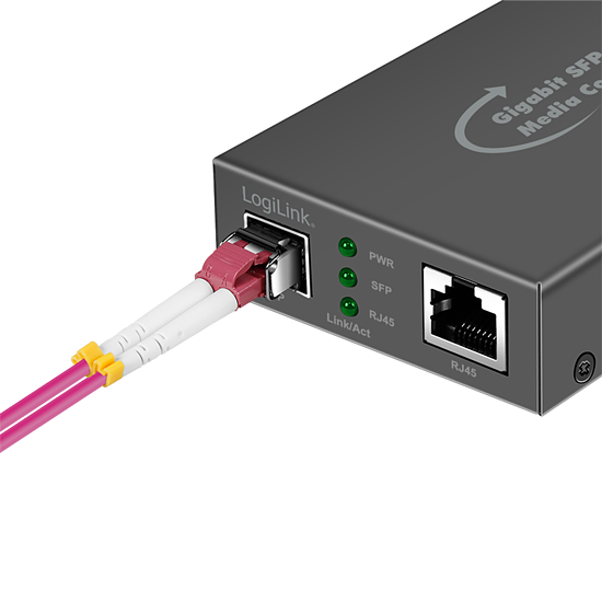 Bild 5 - Gigabit Medienkonverter RJ45 auf SFP