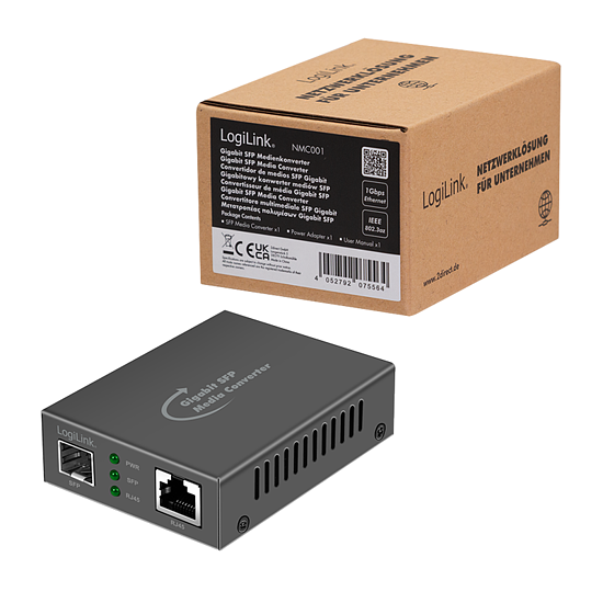 Bild 9 - Gigabit Medienkonverter RJ45 auf SFP