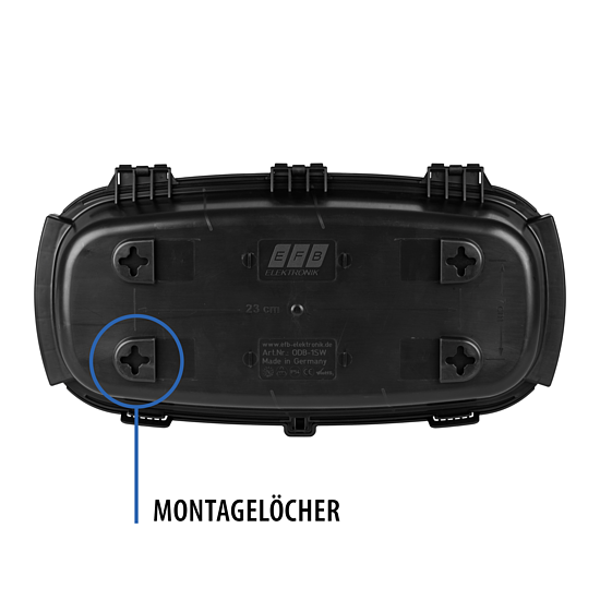 Bild 3 - Sicherheits Schutzbox Kabelschutzbox schwarz IP54