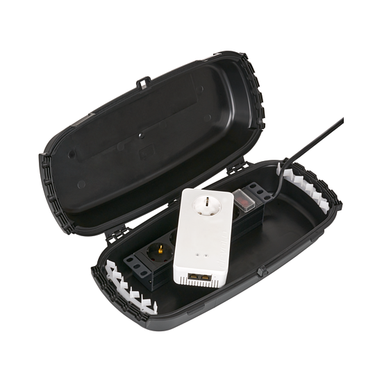 Bild 6 - Sicherheits Schutzbox Kabelschutzbox schwarz IP54