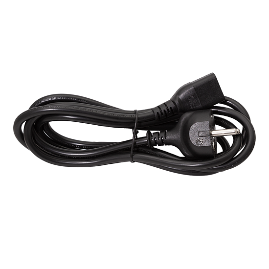 Bild 2 - Power Cord, CEE 7/7 - C13, schwarz, Dell, 1,8 m