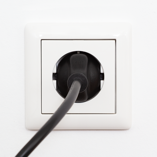 Bild 5 - Power Cord, CEE 7/7 - C13, schwarz, Dell, 1,8 m