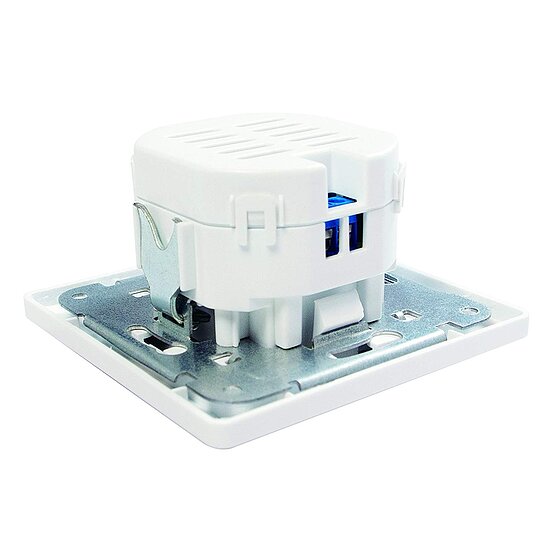 Bild 4 - USB Steckdose Unterputz 230V mit 2 x USB A Ladebuchse max 2,1A