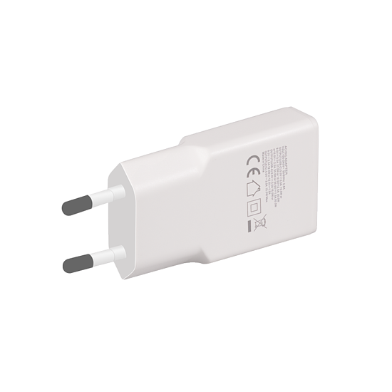 Bild 4 - Dual-USB-C Steckdosenadapter, 30 W, GaN, extra schmal, 1x USB-C (PD), 1x USB-A (QC), Wei