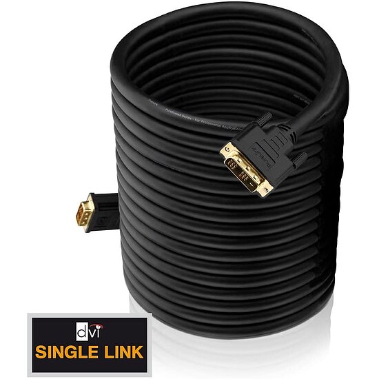 Bild 4 - PureLink Single Link DVI Verbindungskabel 25m DVI-D Stecker (18+1) auf DVI-D Stecker (18+1), zertifiziert