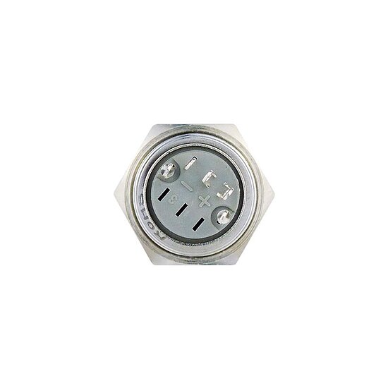 Bild 3 - Metalltaster 16 mm mit Punktbel. weiss 1 x Schliesser, 1 x ffner