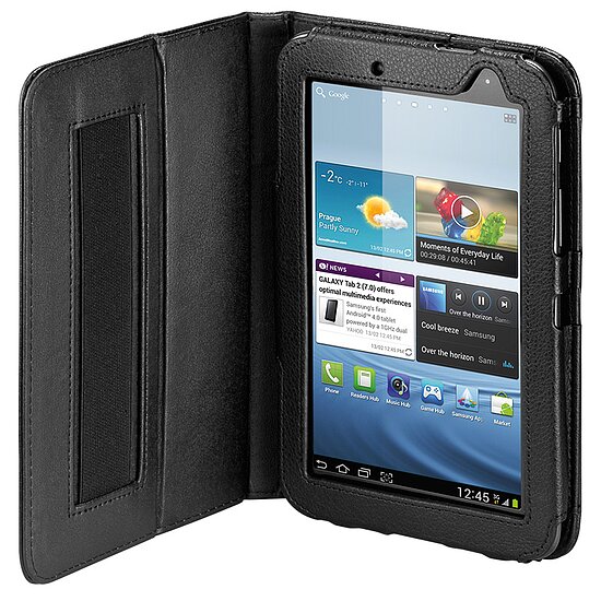 Bild 2 - Klappetui fr Samsung Galaxy Tab 3 8,0 Tischstnderfunktion in Lederoptik