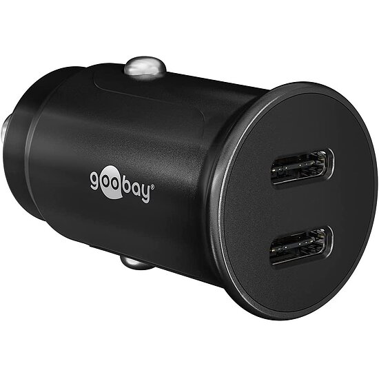 Bild 2 - 2-Port Auto/KFZ Ladegert mit USB-C PD (Power Delivery), Mini Zigarettenanznder Dual USB Ladegert, Pkw & LKW (12V / 24V), 30W