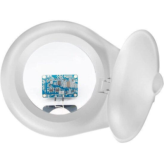 Bild 7 - Lupenleuchte mit Klemmhalterung, 5 Dioptrien