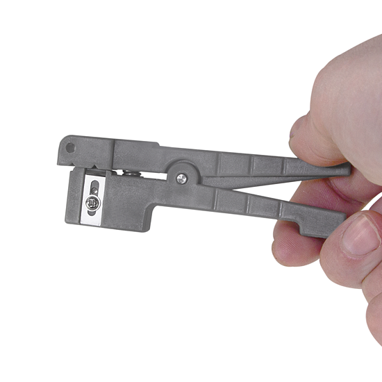 Bild 3 - Abisolierzange fr Glasfaser-, Coax- & Kupferkabel bis  3,2 mm