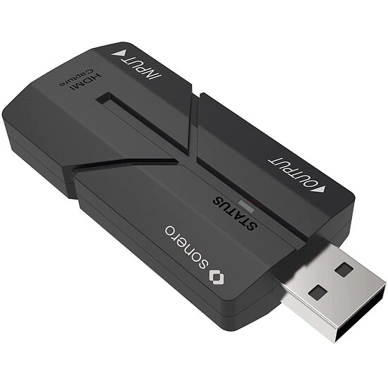 Bild 2 - Video-Aufnahme-Capture-Dongle HDMI zu USB - Eingang bis zu 4K@30Hz Ausgang bis zu 1080p@60Hz