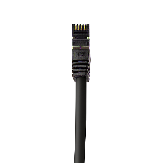 Bild 3 - CAT8.1 Patchkabel schwarz PIMF halogenfrei max. 40 GBit/s