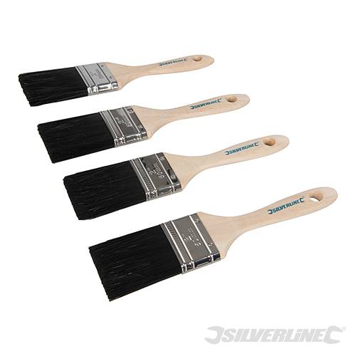 Silverline Federzwingen 4er-Pack, 70 Mm Backenöffnung – Für Leinwände, Planen & Abdeckungen