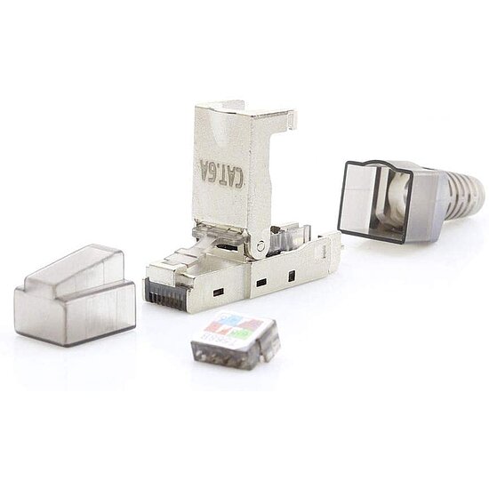 Bild 1 - Feldkonfektionierbarer Stecker RJ45 Cat.6a f�r Cat7 Verlegekabel max. AWG23