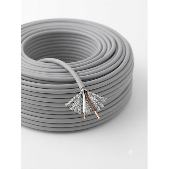 Bild 1 - LIYCY 2X0,75, Elektronik Steuerleitung R100 - 100m Ring grau