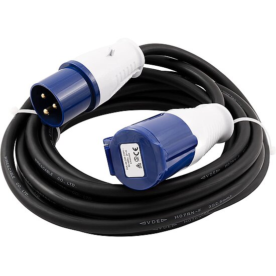 Bild 1 - Camping CEE-Verl�ngerungskabel 10m H07RNG 3 x 2,5mm� 230V IP44