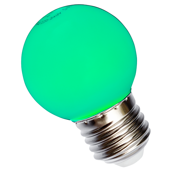 Bild 1 - LED Trofenlampe gr�n, E27 1W 230V 50mA Abstrahlwinkel 270�