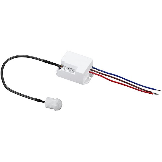 Bild 1 - IR Einbau-Bewegungsmelder Mini LX-635 360� 230V / 800W wei�, LED geeignet