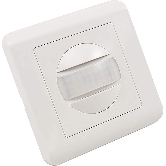 Bild 1 - IR Bewegungsmelder 1-300W 160 Grad LED geeignet wei Unterputz