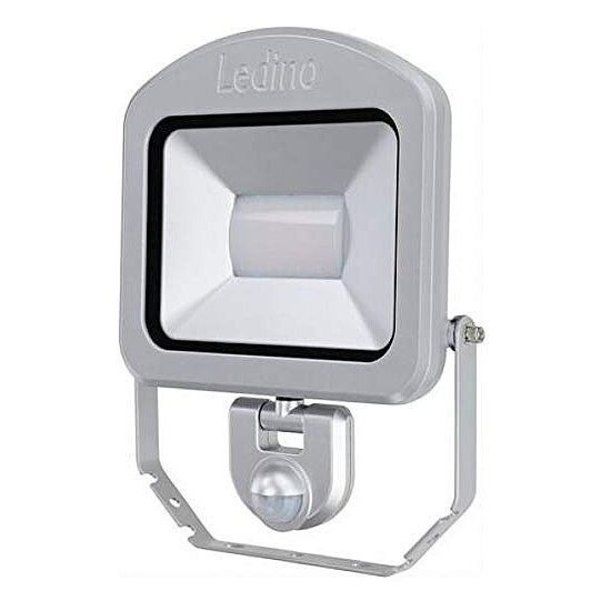 Bild 1 - Ledino LED-Flutlichtstrahler 50W mit Bewegungsmelder 4000 L 6500K IP 54 silber