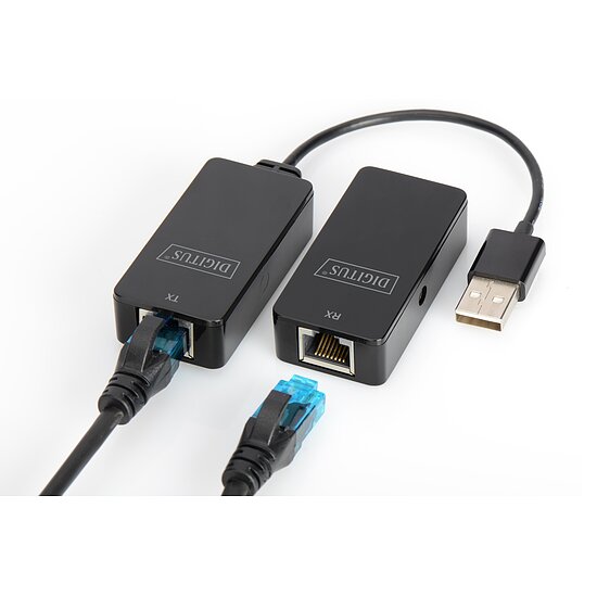 Bild 1 - USB Extender, USB 2.0 Netzwerk Cat5/5e/6 bis 50m