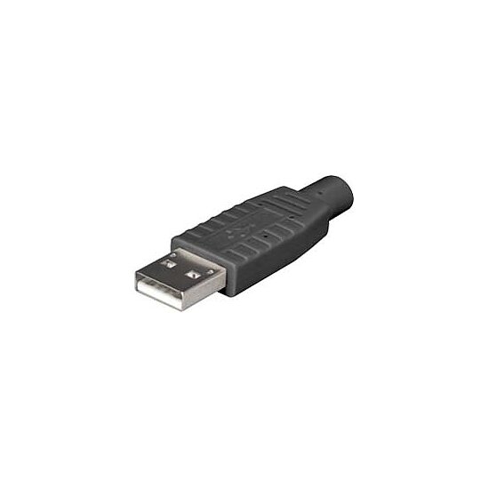 Bild 1 - USB-Stecker Typ A, L�tversion, Schwarz