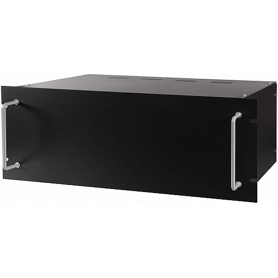 Bild 1 - Rack Leergeh�use 19 Zoll 4HE schwarz Montagesatz