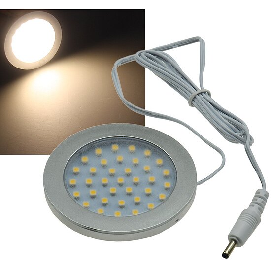 Bild 1 - LED Aufbauleuchte 7mm hoch warmweiss 12V 3W 337 Lumen