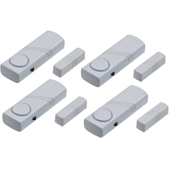 Bild 1 - Tr- & Fenster Alarm TFA-S8 95dB laut - 4er Set