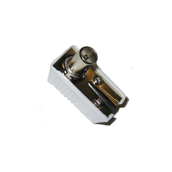 Bild 1 - Koaxialstecker, gewinkelt, Schraubanschluss